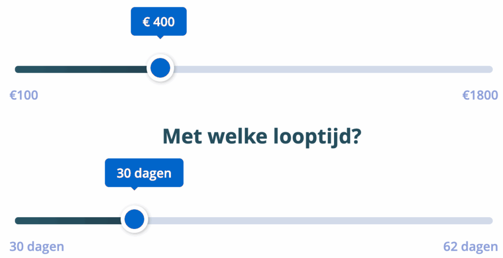 400 euro lenen