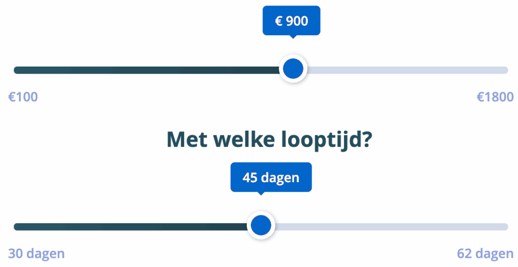 900 euro lenen