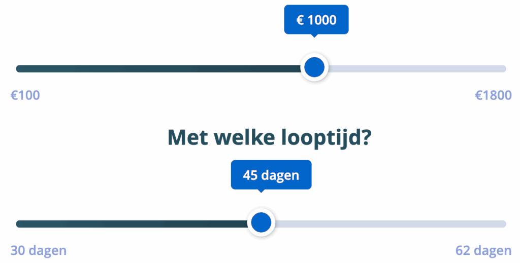 Hoeveel wil je lenen